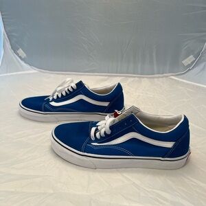 Vans Blue and White Old Skool Sneaker